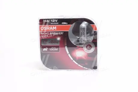ЛАМПА H4 12V 60W P43t Box Silverstar 2.0 NIGHT BREAKER SILVER ="" OSRAM 64193NBSHCB