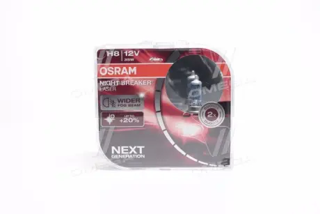 ЛАМПА H8 12V 35W PGJ19-1 HCB2 NIGHT BREAKER UNLIMITED NG ="" OSRAM 64212NLHCB