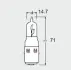 ЛАМПА S2 35/35W 12V BA20D FS STANDARD =&quot;&quot; OSRAM 64327 (фото 3)
