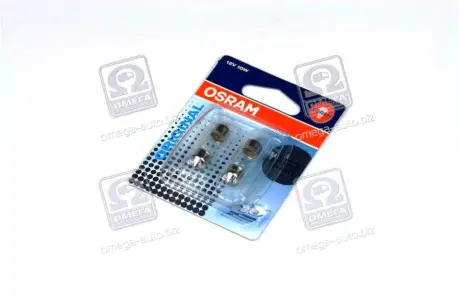 ЛАМПА 12V 10W SV8.5-8 BLI STANDARD - заміна на 6438-2BL ="" OSRAM 6438-02b