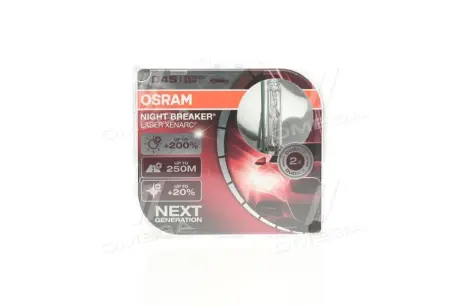ЛАМПА D4S 42V 35W P32d-5 DUO XENARC NBL NIGHT BREAKER LASER ="" OSRAM 66440XNLHCB