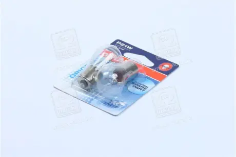 ЛАМПА P21W 12V 21W BA15s BLI STANDARD - заміна на 7506-2BL ="" OSRAM 7506-02b