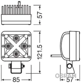 Лампочка фары передней OSRAM LEDDL101SP