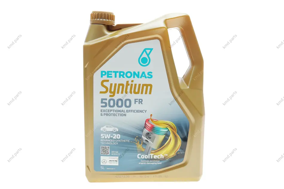 Олива 5W20 SYNTIUM 5000 FR (5L) (ILSAC GF5) (WSS-M2C 948-B/STJLR.03.5004) PETRONAS Petronas 70265M12EU (фото 1)