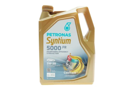 Олива 5W20 SYNTIUM 5000 FR (5L) (ILSAC GF5) (WSS-M2C 948-B/STJLR.03.5004) PETRONAS Petronas 70265M12EU