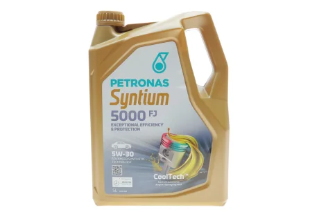Олива 5W30 SYNTIUM 5000 FJ (5L) (Jaguar Land Rover STJLR.03.5005/Ford WSS-M2C934-B) PETRONAS Petronas 70542M12EU
