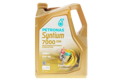 Олива 0W30 SYNTIUM 7000 DM (5L) (RN0700/MB 229.51/MB 229.52) (ACEA C3) (API SN) PETRONAS Petronas 70662M12EU