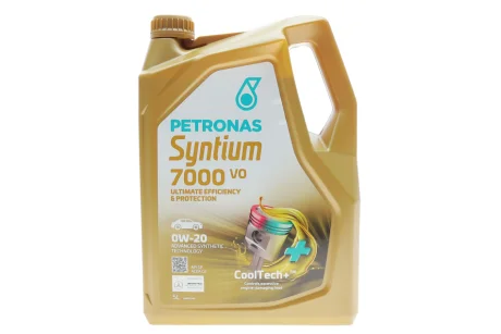 Олива 0W20 SYNTIUM 7000 VO (5L) (Volvo VCC RBS0-2AE/OV 040 1547–A20/STJLR.03.5006) PETRONAS Petronas 70721M12EU