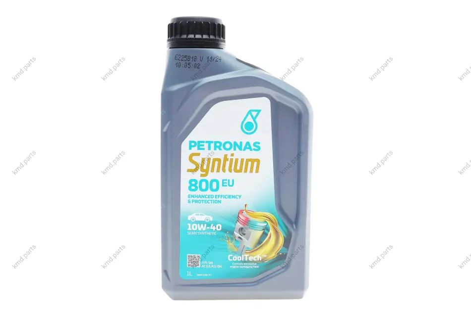Олива 10W40 SYNTIUM 800 EU (1L) (ACEA A3/B4/API SN/MB 229.3/VW 501.01/505.00/RN0700/RN0710) PETRONAS Petronas 70732E18EU (фото 1)