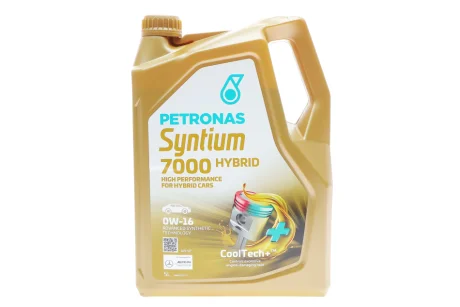 Олива 0W16 SYNTIUM 7000 HYBRID (5L) (API SP/ILSAC GF-6B) PETRONAS Petronas 70735M12EU
