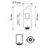 Автомобiльна лампа: 12 [В] H5W Vision 5W цоколь BA9s PHILIPS 12023CP (фото 3)