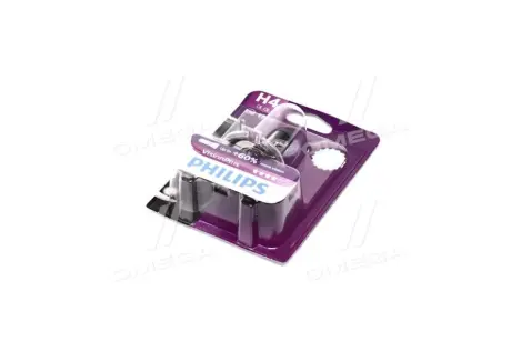 Лампа H4 Vision Plus 12V 60/55W P43t-38 +60% PHILIPS 12342VPB1