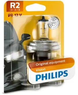 Автомобiльна лампа: 12 [В] R2 Vision 45/40W цоколь P45t-41 Blister PHILIPS 12475B1