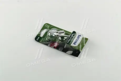 Автомобiльна лампа: 12 [В] (к-кт 2шт) P21W LongLife EcoVision 21W цоколь BA15s Blister PHILIPS 12498LLECOB2