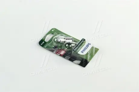 Автомобiльна лампа: 12 [В] (к-кт 2шт) P21/5W LongLife EcoVision 21W цоколь BAY15d Blister PHILIPS 12499LLECOB2