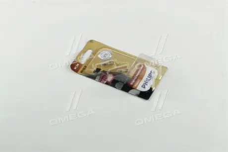 Лампа розжарювання W1,2W 12V 1.2W W2X4,6d 2шт blister PHILIPS 12516B2