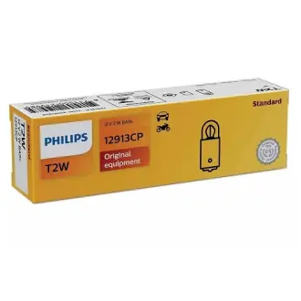 Автомобiльна лампа T2W 12V BA9s PHILIPS 12913CP