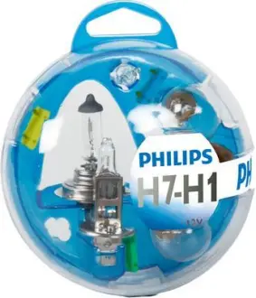 Набір ламп H1/H7 12V PHILIPS 55720EBKM