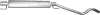 Глушник центр. OPEL ASTRA H 1.6, 1.8 (вир-во) POLMOSTROW 17.303 (фото 1)