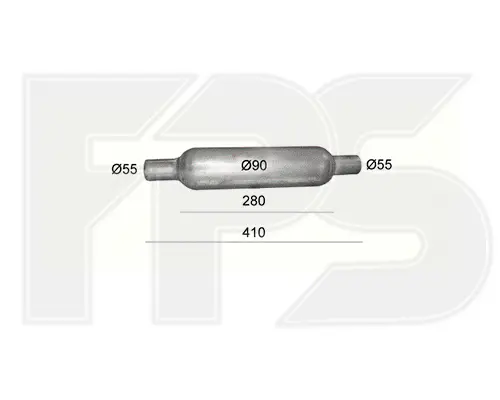 Глушник POLMOSTROW FP 0001 G62 (фото 1)