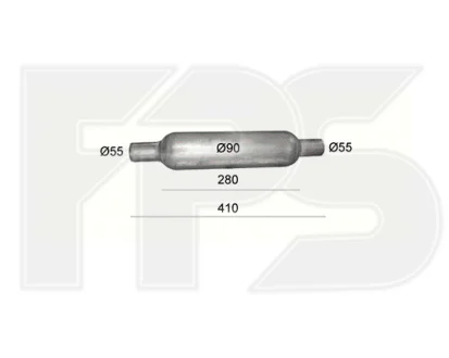 Глушник POLMOSTROW FP 0001 G62