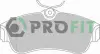Колодки гальмівні дискові PROFIT 5000-0604 (фото 1)