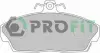 Колодки гальмівні дискові PROFIT 5000-0613 (фото 1)