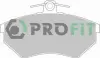 Колодки гальмівні дискові PROFIT 5000-0774 (фото 1)