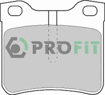 Колодки гальмівні дискові Profit PROFIT 50001044C