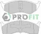 Колодки гальмівні дискові PROFIT 5000-1098 (фото 1)