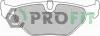 Колодки гальмівні дискові PROFIT 5000-1301 (фото 1)