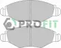 Колодки гальмівні дискові PROFIT 5000-1378 (фото 1)