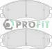 Колодки гальмівні дискові PROFIT 5000-1605 (фото 1)
