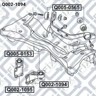Подушка заднього диференціала (ліва) Q-fix Q002-1094