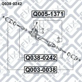 Тяга рульова Q-fix Q038-0242