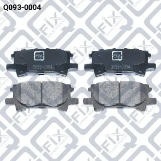 Колодки гальмівні дискові (задні) Q-fix Q093-0004