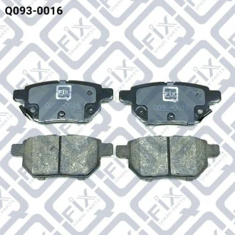 Колодки гальмівні дискові (задні) Q-fix Q093-0016