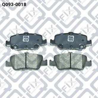Колодки гальмівні дискові (задні) Q-fix Q093-0018