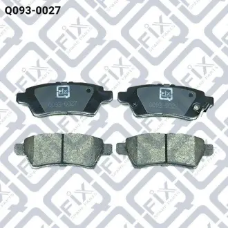 Колодки гальмівні дискові (задні) Q-fix Q093-0027