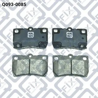 Колодки гальмівні дискові (задні) Q-fix Q093-0085