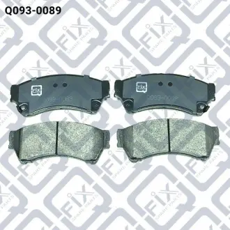 Колодки гальмівні передні дискові Q-fix Q0930089