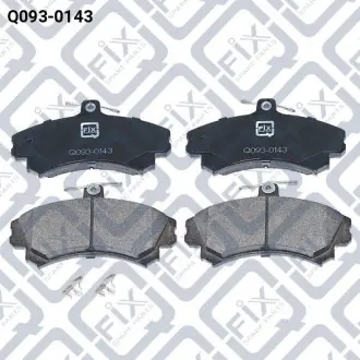 Колодки гальмівні передні дискові Q-fix Q0930143