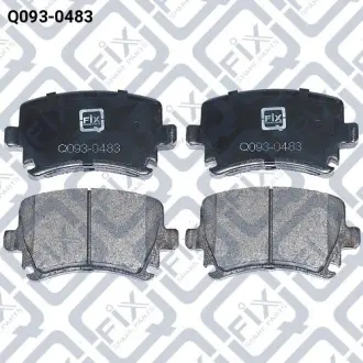 Колодки гальмівні дискові (задні) Q-fix Q093-0483