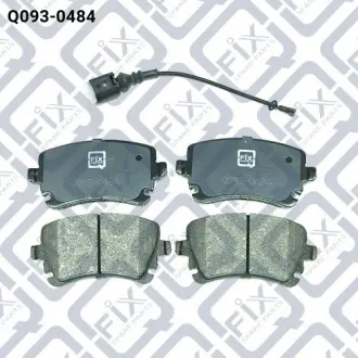 Колодки гальмівні дискові (задні) Q-fix Q093-0484