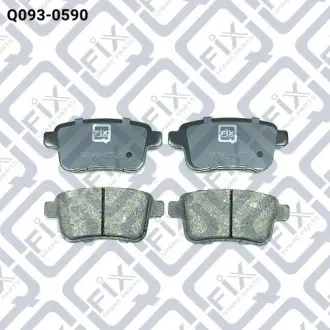 Колодки гальмівні дискові задні Q-fix Q093-0590