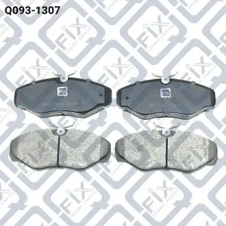 Колодки гальмівні передні дискові Q-fix Q0931307