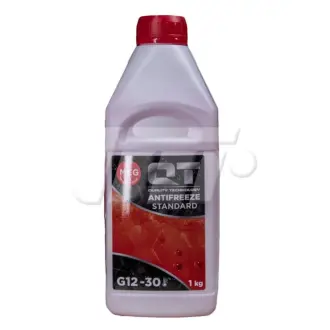 Антифриз QT MEG STANDARD -30 G12 червоний 1кг QT-OIL QT-oil QT551301