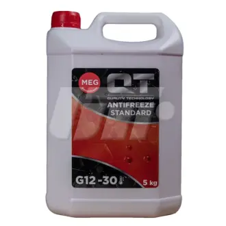 Антифриз QT MEG STANDARD -30 G12 червоний 5кг QT-OIL QT-oil QT551305