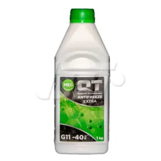 Антифриз QT MEG EXTRA -40 G11 зелений 1кг QT-OIL QT-oil QT562401