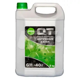 Антифриз QT MEG EXTRA -40 G11 зелений 5кг QT-OIL QT-oil QT562405